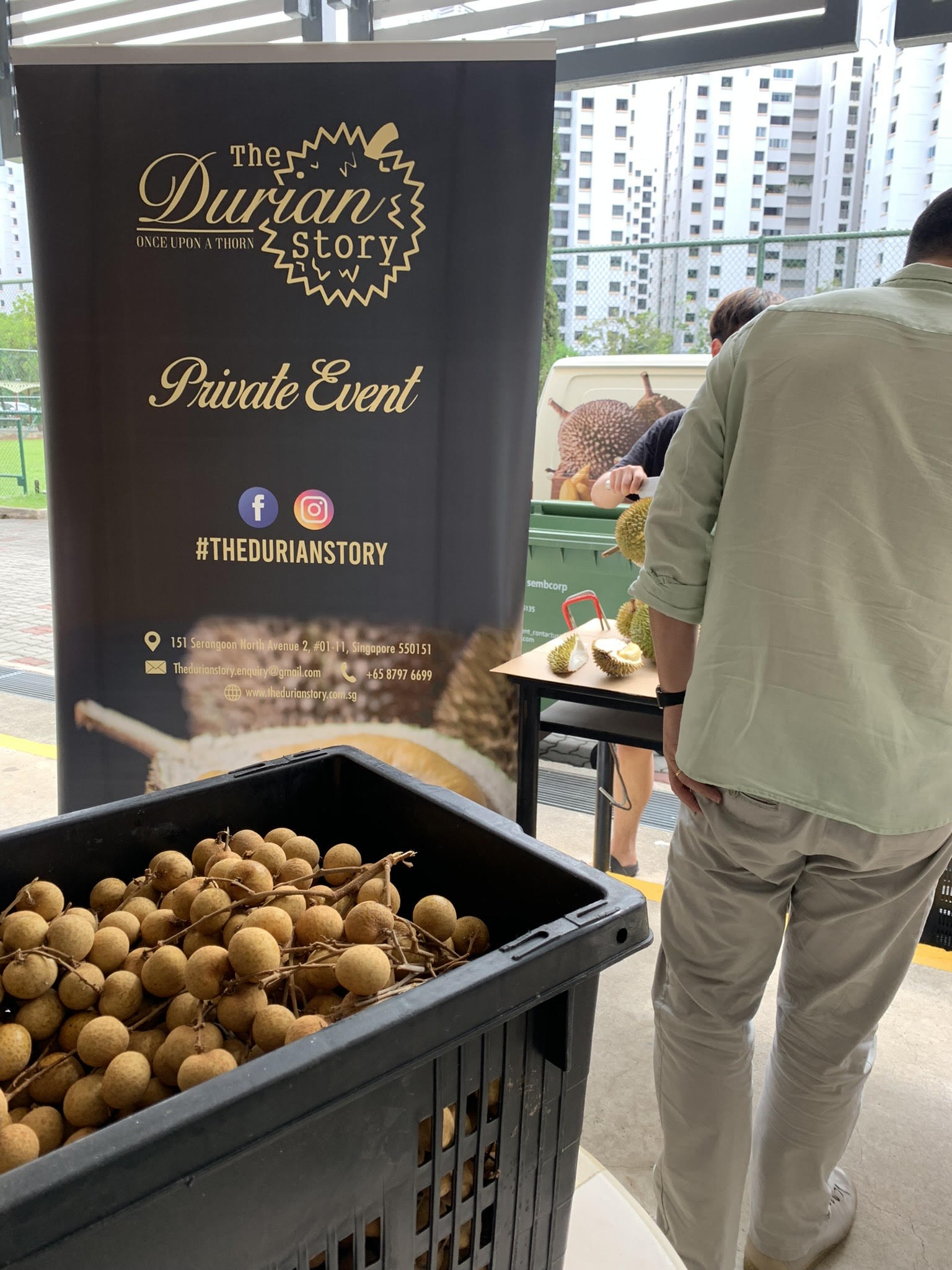 Corporate Durian Party with Nan Chiau High School 